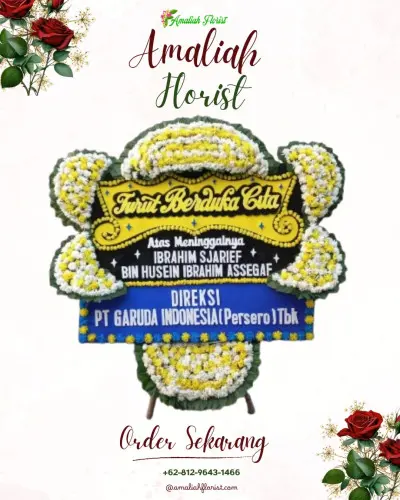 Papan Bunga Duka di Paponan